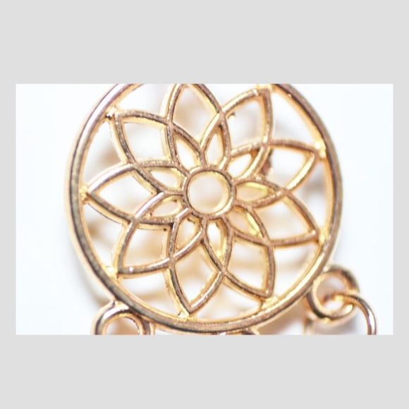 Golden dreamcatcher belly ring - Picture 6 of 7